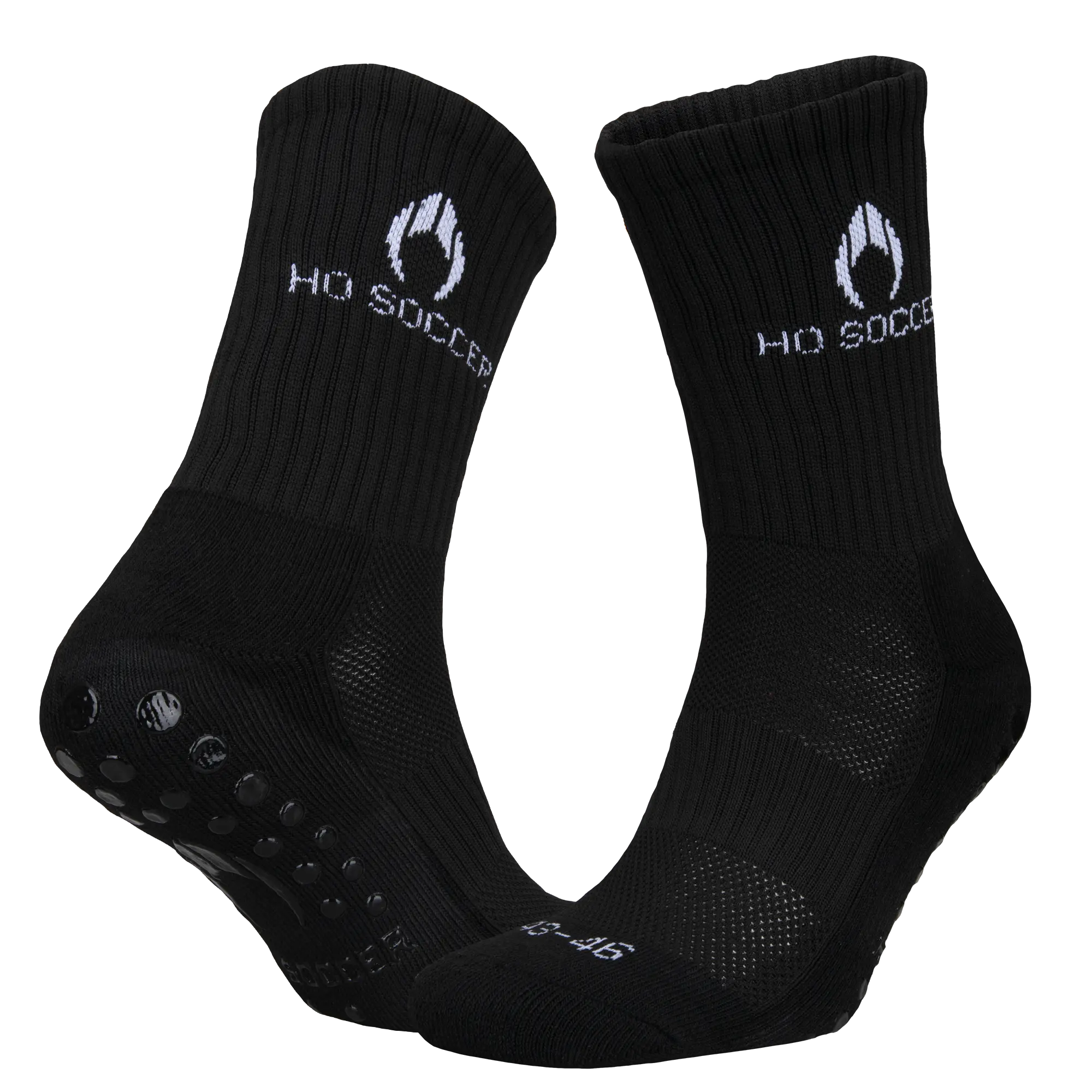 Non Slip Socks Twin Pack - Black