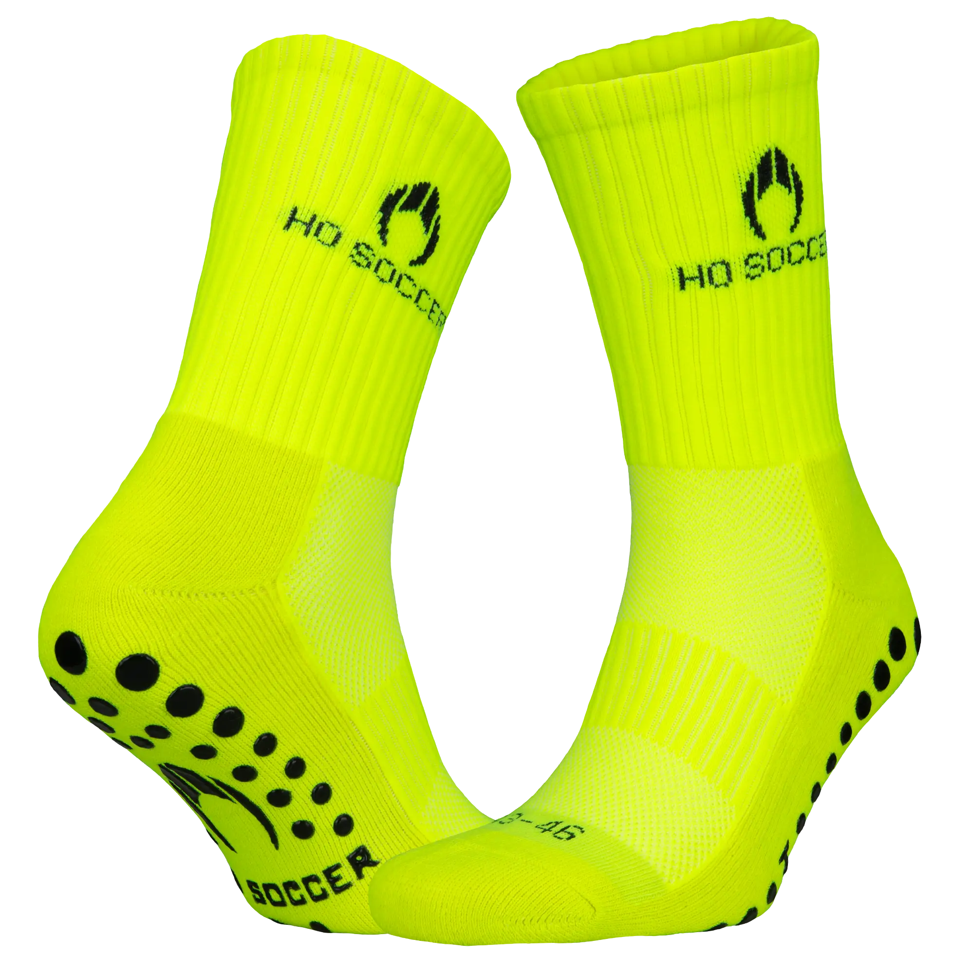 Non Slip Socks Twin Pack - Lime